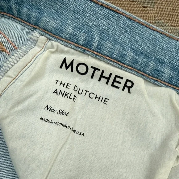 Mother The Dutchie Ankle jeans in nice shot color - Sz 31 - Picture 8 of 11